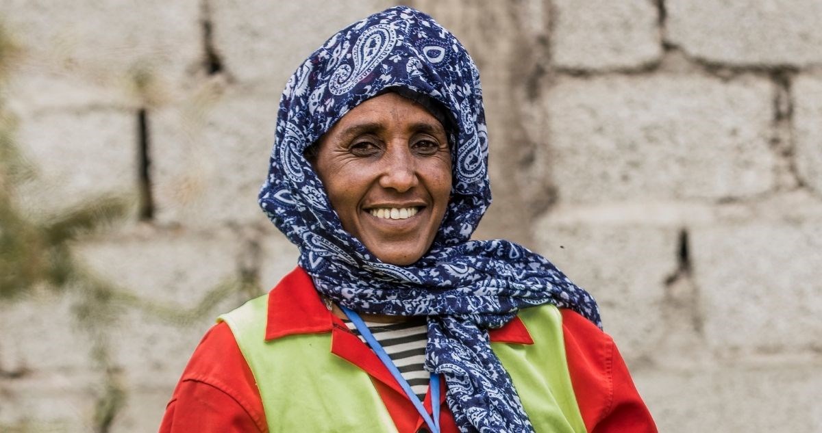 Melkae Tadesse, waste collector