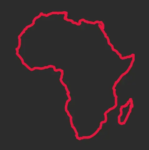 Outline of Africa continent